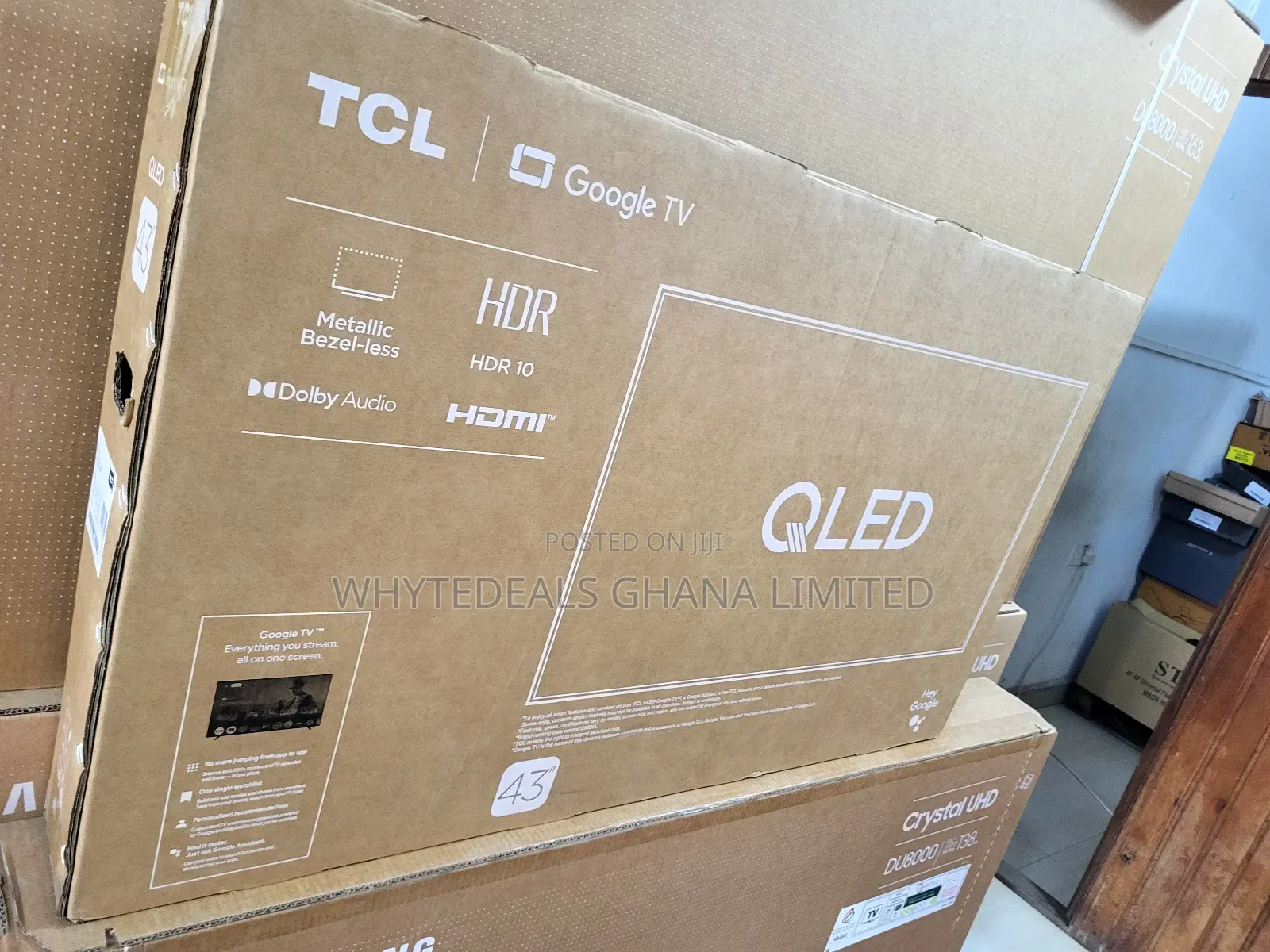 Qled Google Tv| Tcl 43" Smart Android| Bluetooth| Voice-control| 2025