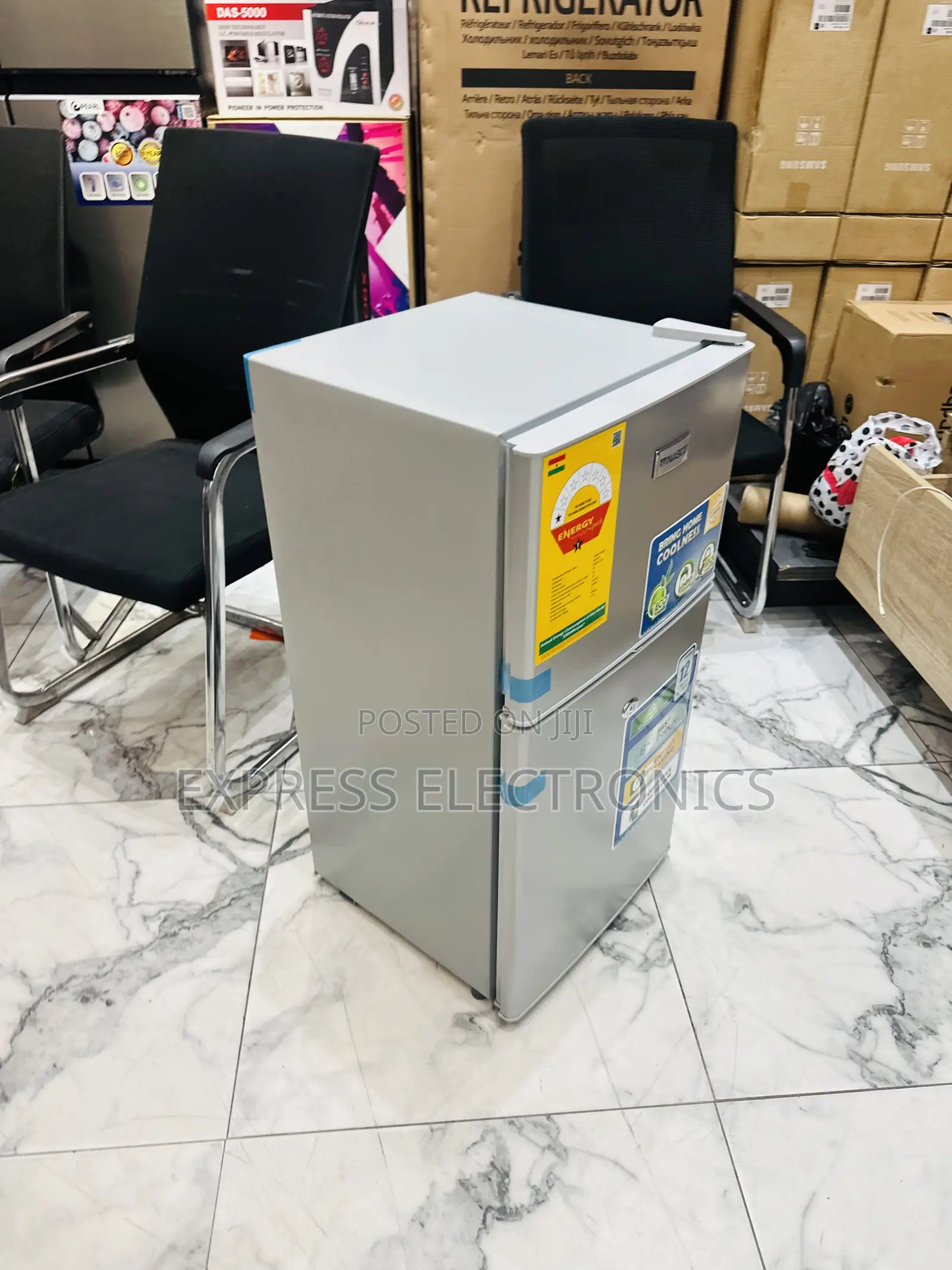 Very Affordable Price Nasco Double Door Fridge Grey