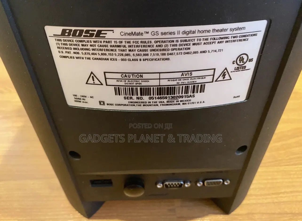 Bose Cinemate Gs Series Ii Digital Home Theater Speaker System Remote