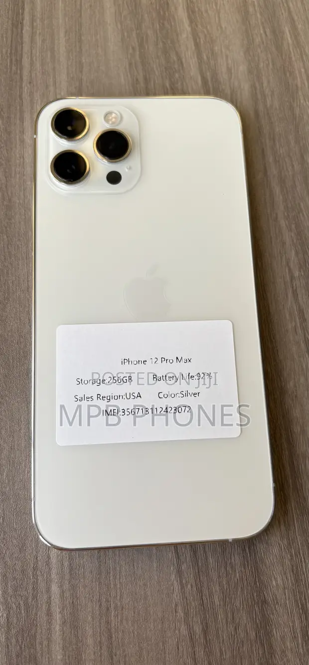 Apple iPhone 12promax ホワイト 本体 256GB Apple iPhone 12 Pro Max, 256GB, Silver - Unlocked (Renewed
