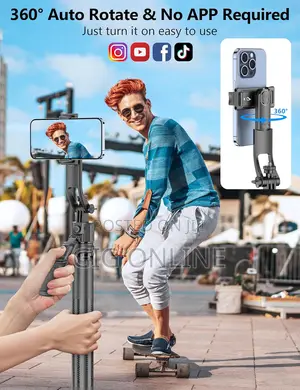 Gimbal Phone Portable Selfie Stick 360°Rotation Bracket