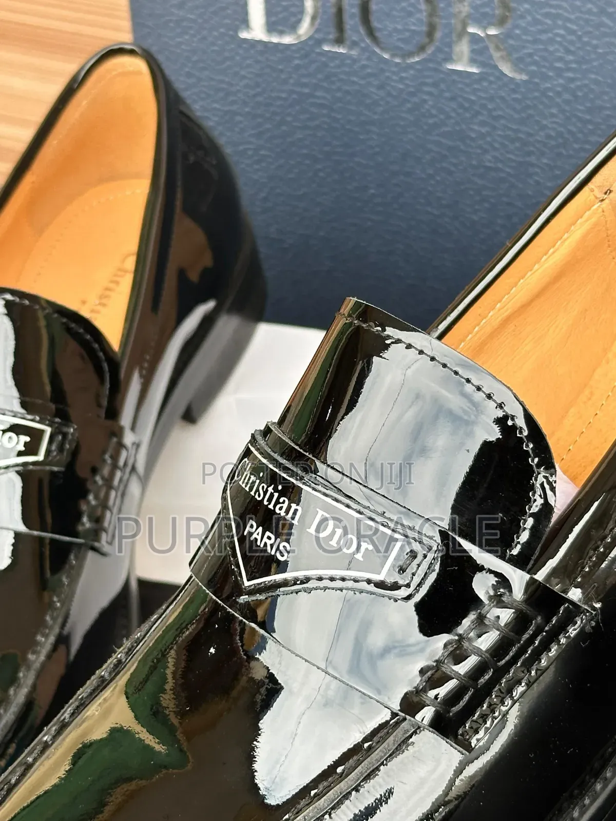 Highly Reflective Christian Dior Modern Loafer