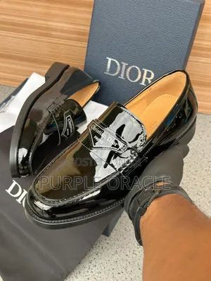 Highly Reflective Christian Dior Modern Loafer