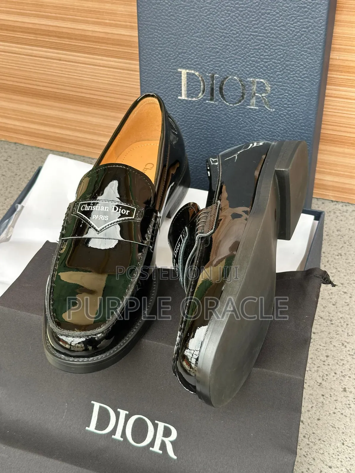 Highly Reflective Christian Dior Modern Loafer