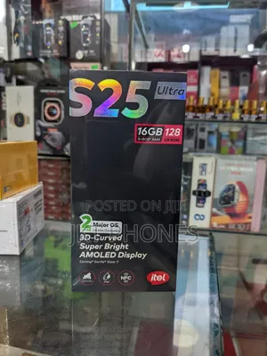 New Itel S25 Ultra 128 GB Black