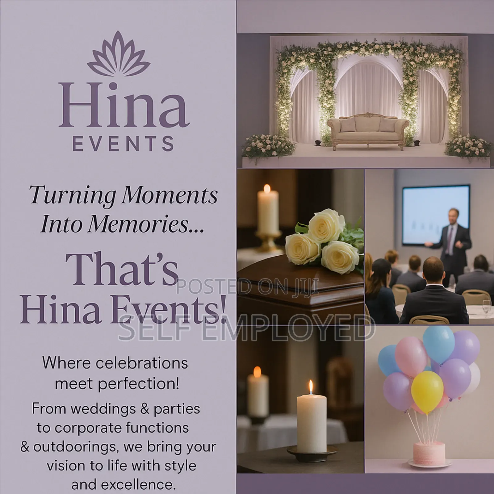Hina Events, Amazing Discounts Excellent Service