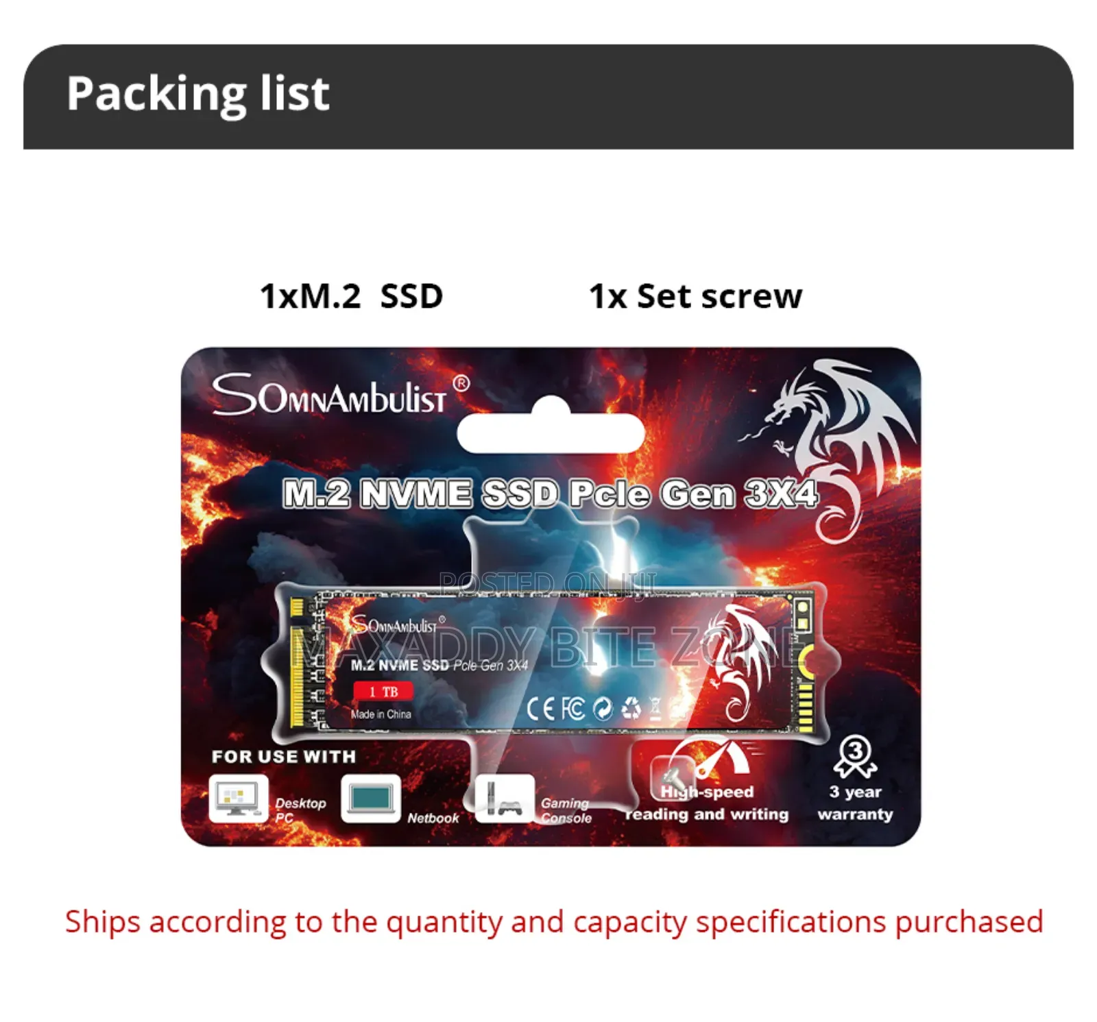 256gb Solid State Drive