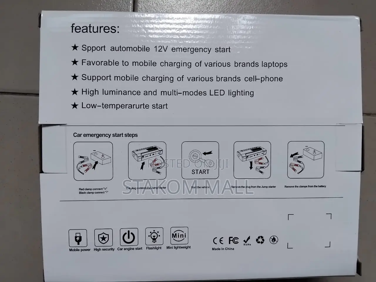 Car Jump Starter + Inflator