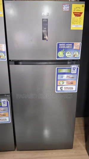 Nasco Nasf2-600wd Top Mounted Freezer Fridge - 430l - Grey