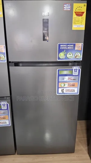 Nasco Nasf2-600wd Top Mounted Freezer Fridge - 430l - Grey