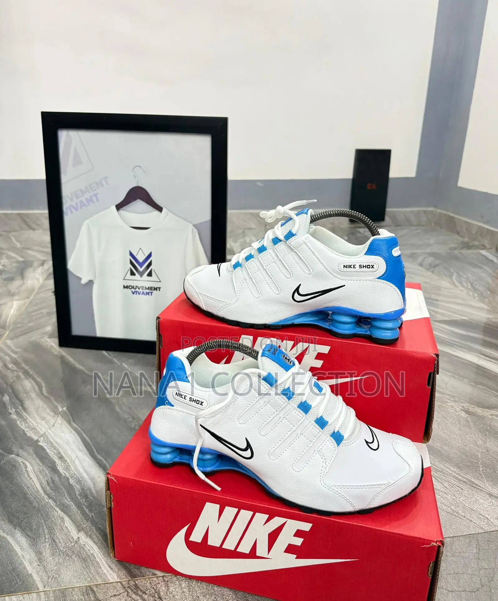 Nike Shox Nz “White,Blue” Sneakers