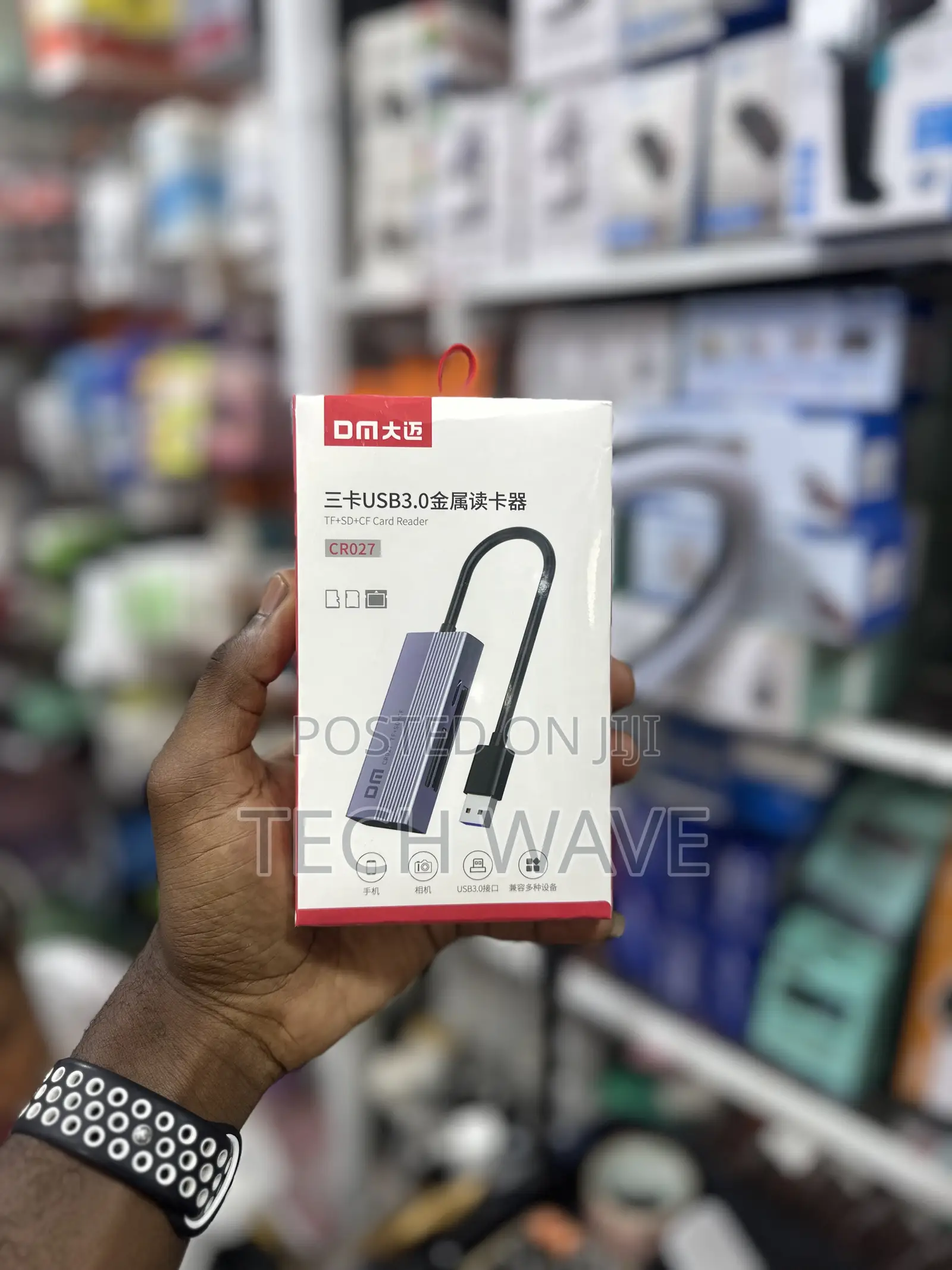 Usb 3.0 Tf-Sd-Cf Card Reader Combo