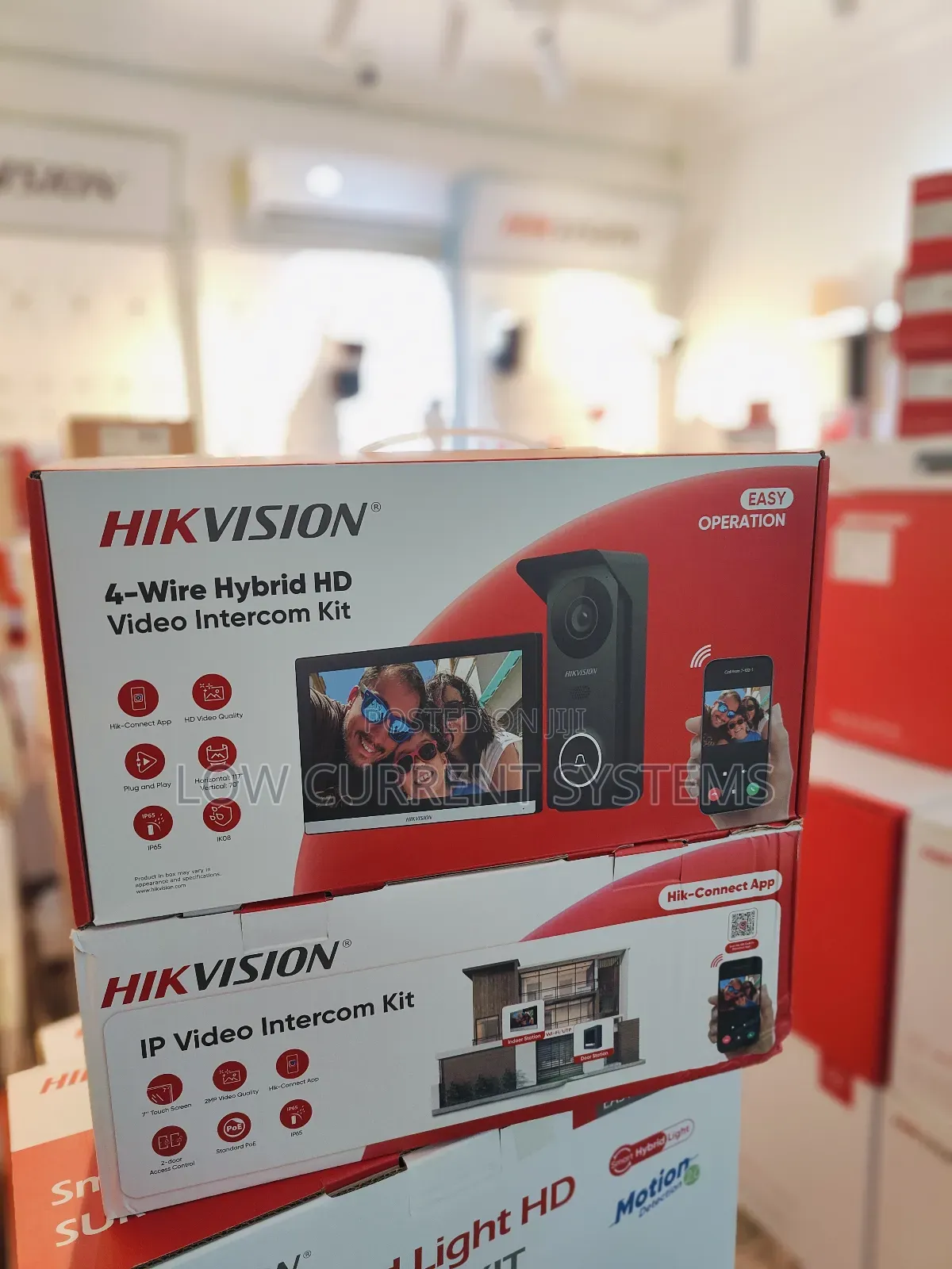 Hikvision Smart Video Hybrid Doorbell Intercom Keyboard Kit