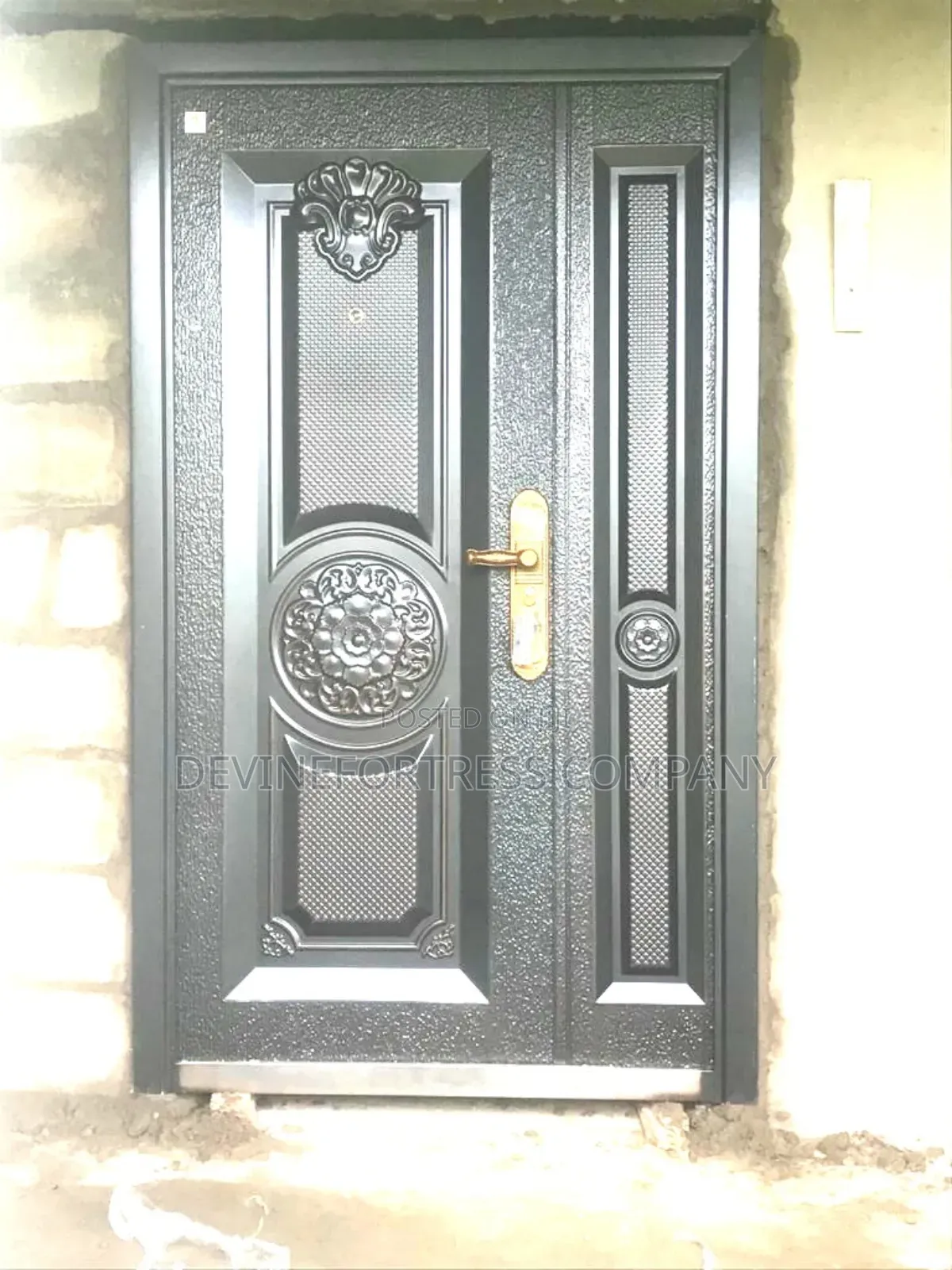 All Weather Anti Rust Doors Single %%Devinefortress