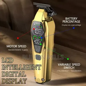 Super Sharp Kemei Km-1697 Detailer Beard Trimmer Barbering Machine