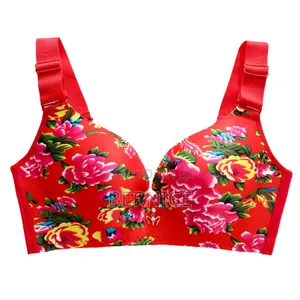 Bright Floral Push-up Comfort Bra