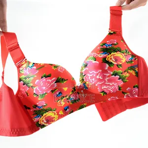 Bright Floral Push-up Comfort Bra