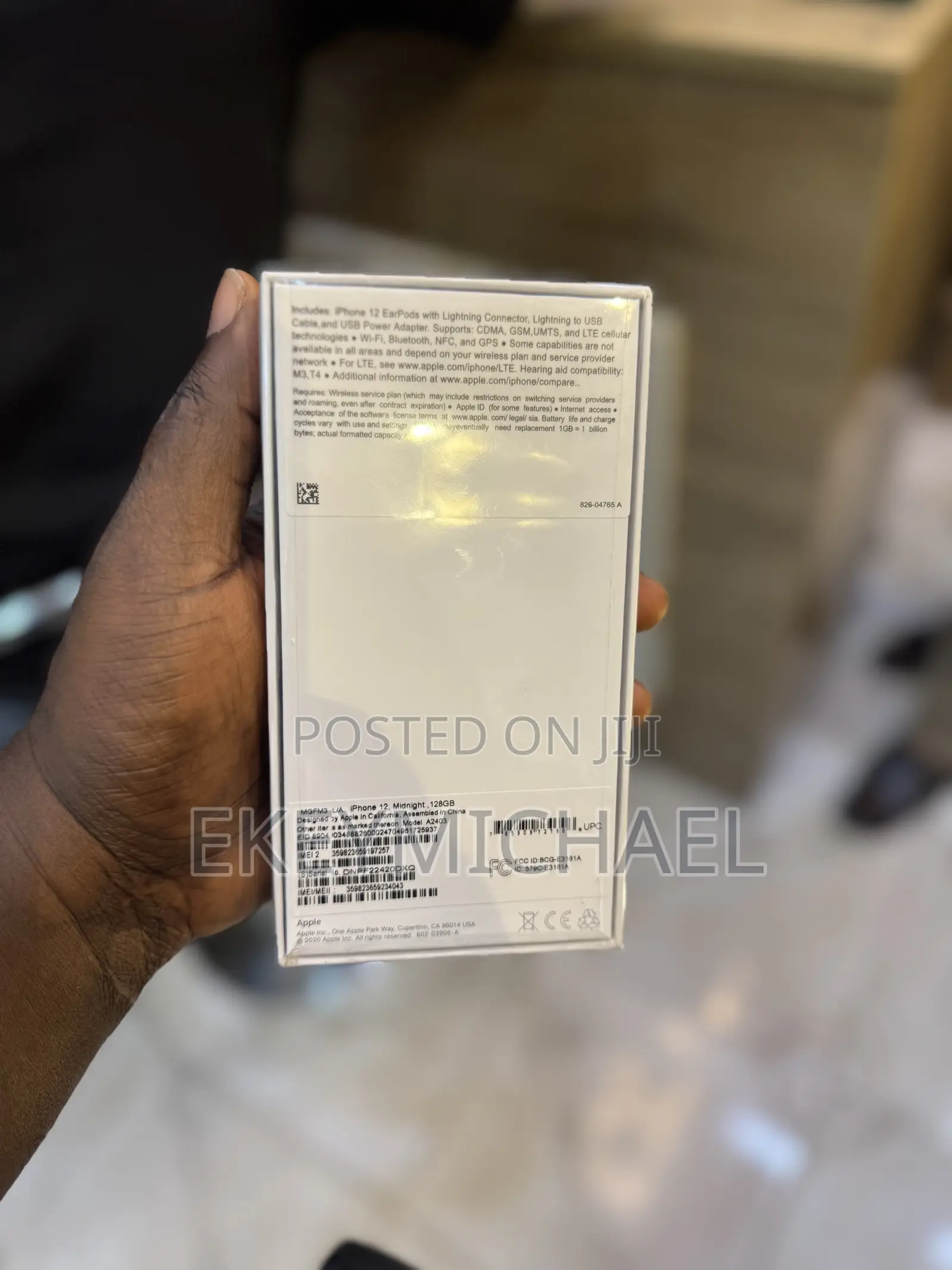 New Apple iPhone 12 128 GB Blue