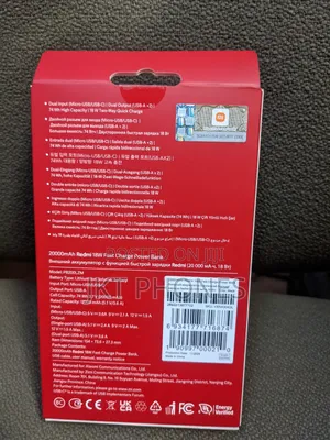 20000mah Redmi Powerbank