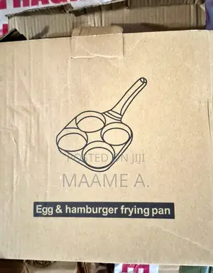 A 4-Cavity Non-Stick Frying Pan