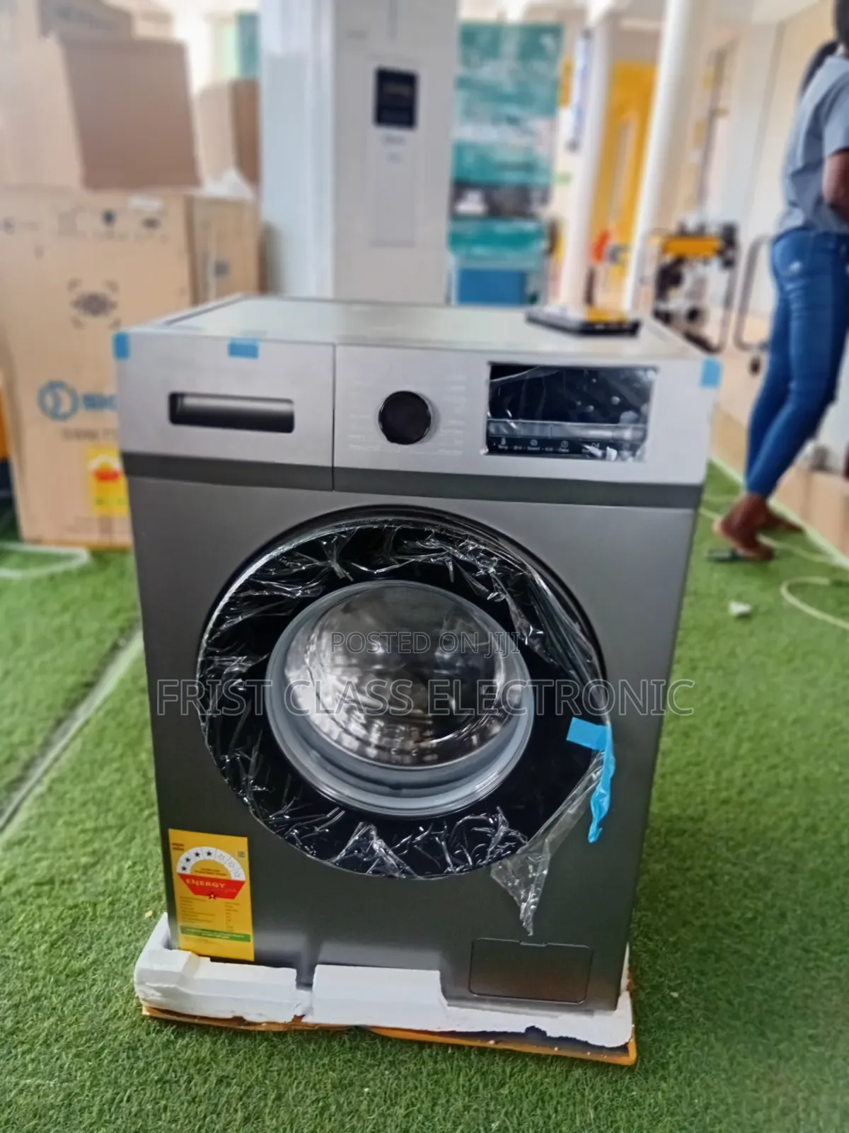 Front Load Washing Machine Sigma Metal Grey