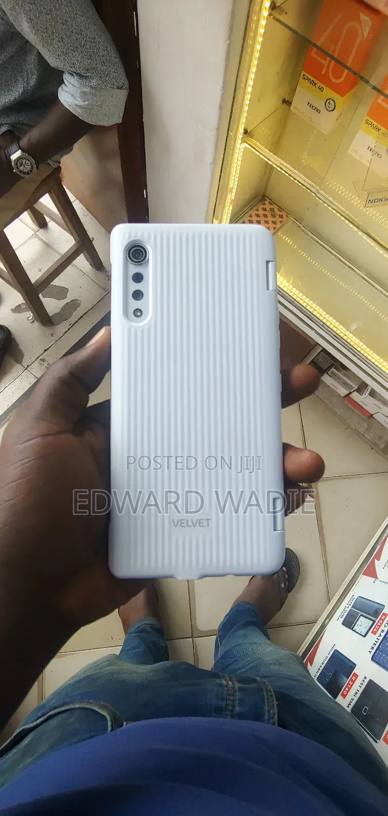 LG Velvet 5G UW 128 GB White