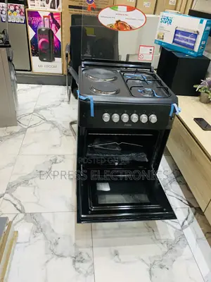 Amazing Deal on Black Gas Electric Cooker Oven Rotisserie 2-2 60/60