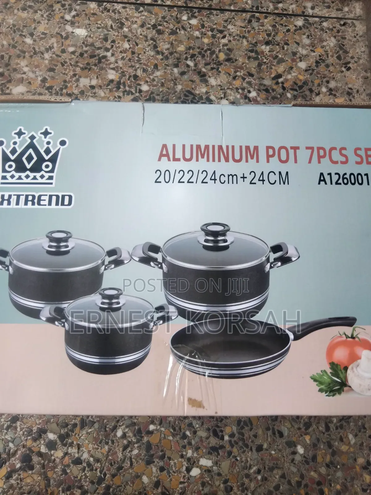 7 Pc's Non Stick Cookware
