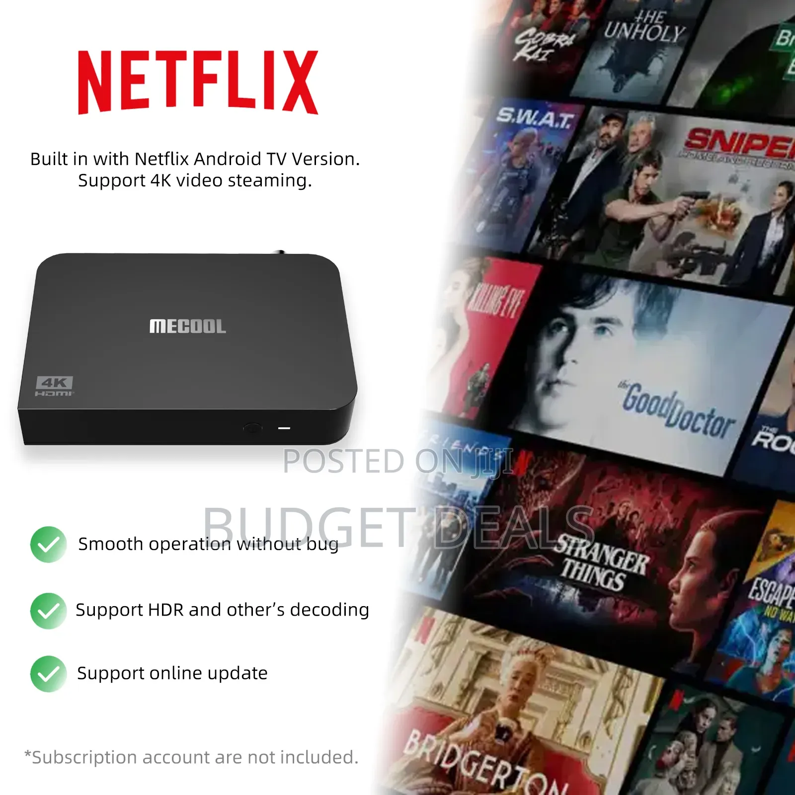 Mecool Google Certified Android Tv And Free To Air Decoder 2 In 1
