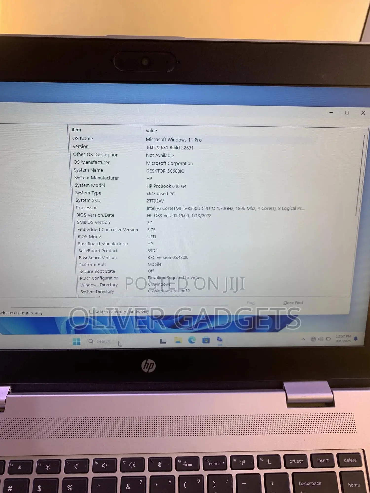 Laptop HP ProBook 640 G4 8GB Intel Core i5 SSD 256GB
