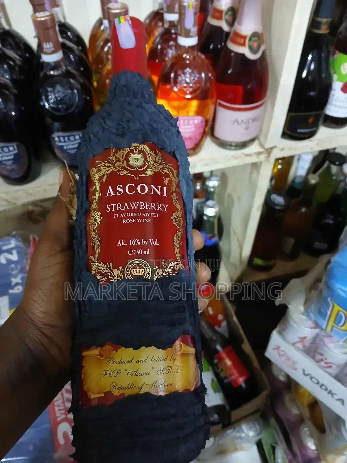 Asconi Strawberry Sweet Rose Wine 750ml