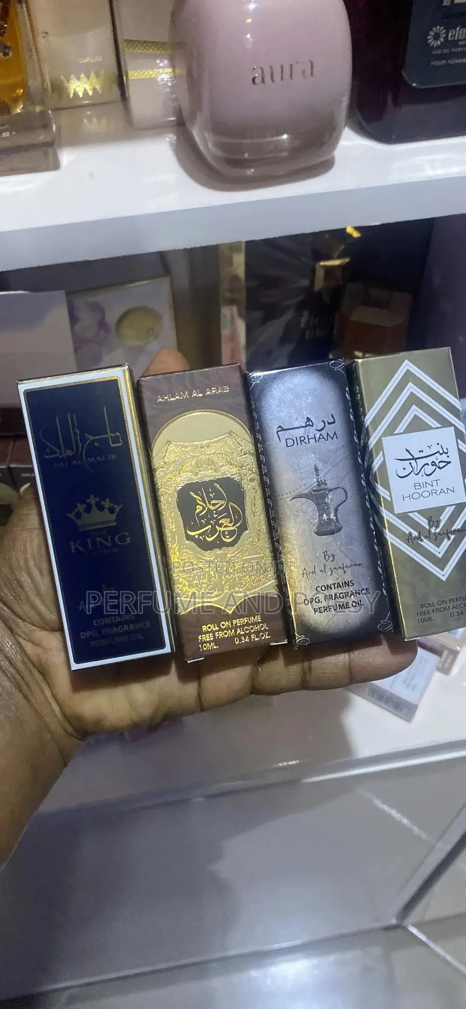 Perfume Oils for Men 4 for 100gh