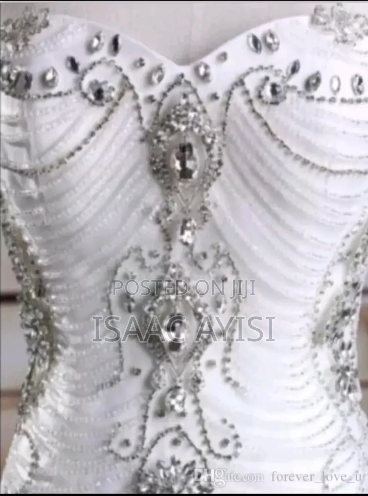 Luxury Crystal Wedding Gown Lace. Straight From Usa.
