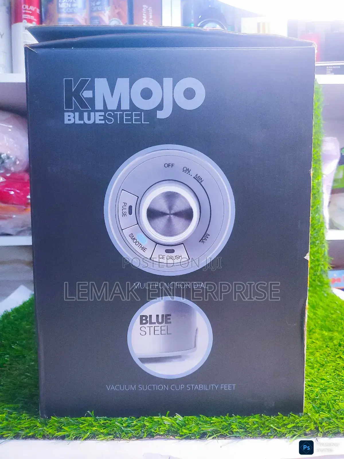 K- Mojo Blue Steel 1200w Blender Grinder