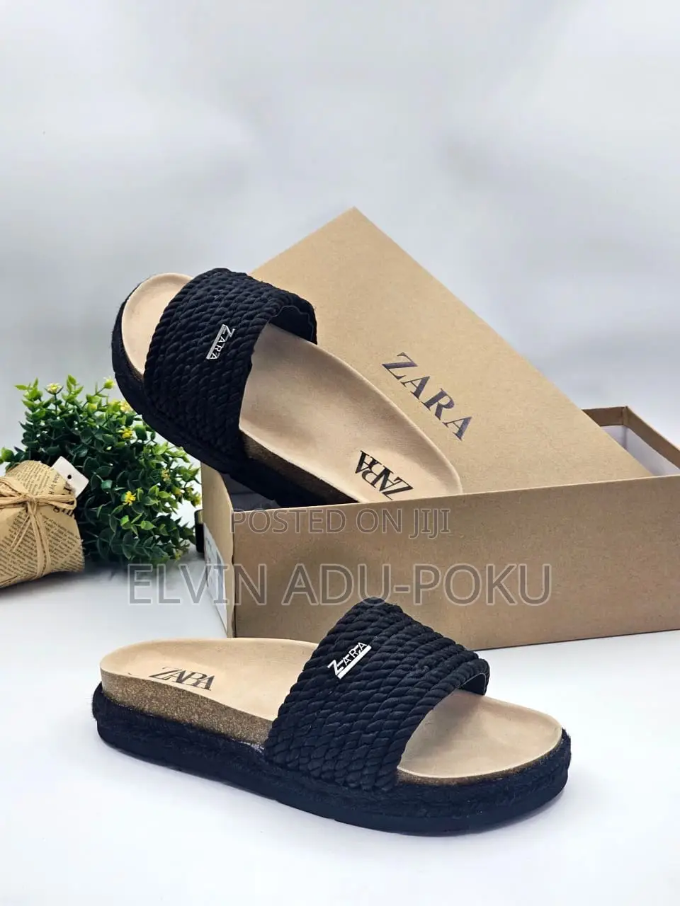 Zara Monochrome Slippers In Different Colours , Swipe >>>