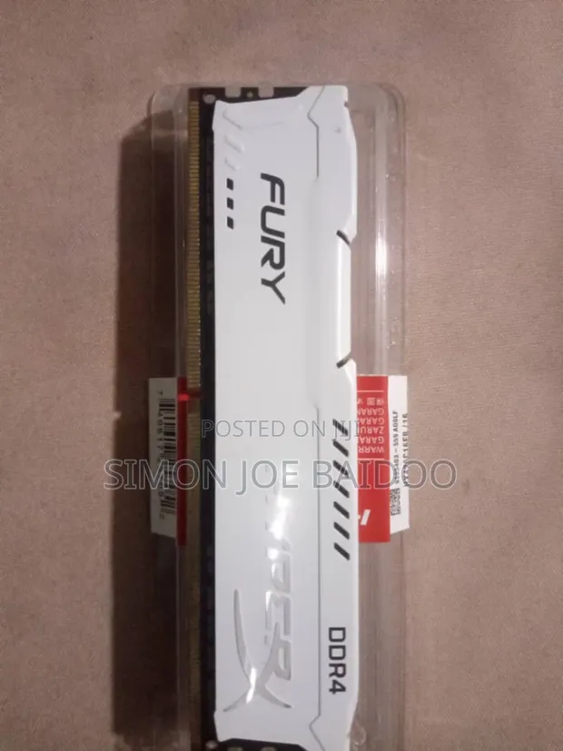 Hyperx Fury 16gb Ram Single Stick Brand New Hyperx Fury 16gb Ddr4 Single  Ram Stick In Kumasi