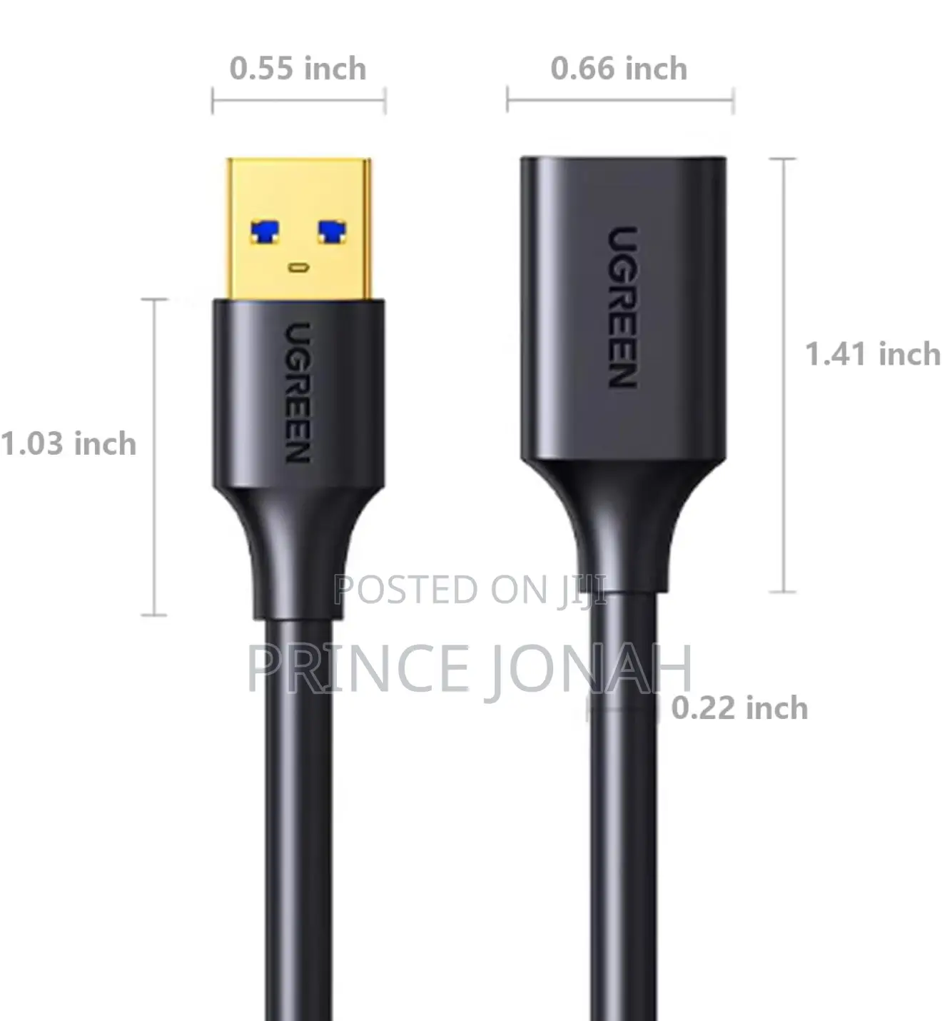 Ugreen Usb Extender, Usb 3.0 Extension Cable Male to Female 5m Cable