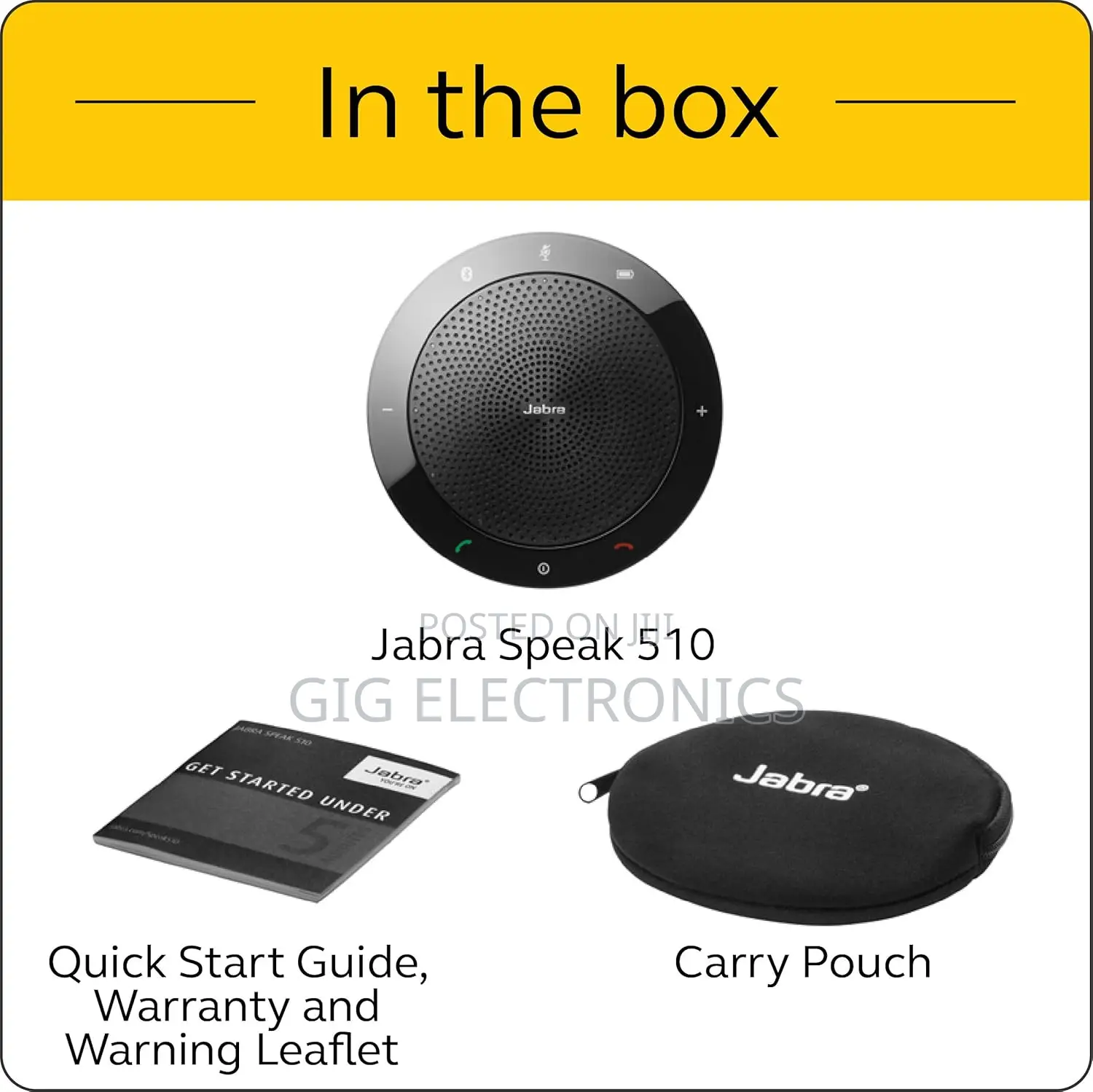 Jabra Speak 510 Uc Wireless Bluetooth Speakerphone