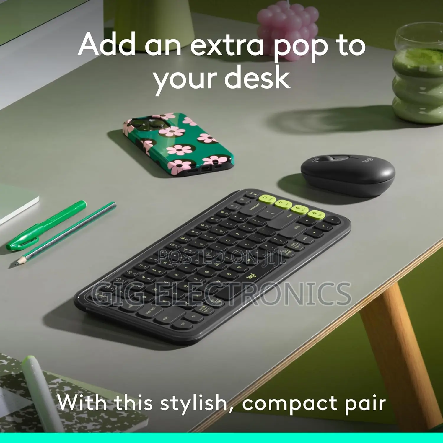 Logitech Pop Icon Wireless Keyboard Mouse Combo