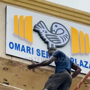 3d Signboard for Omari Serwaa Plaza