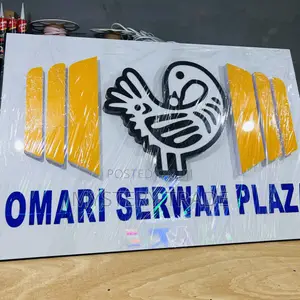 3d Signboard for Omari Serwaa Plaza
