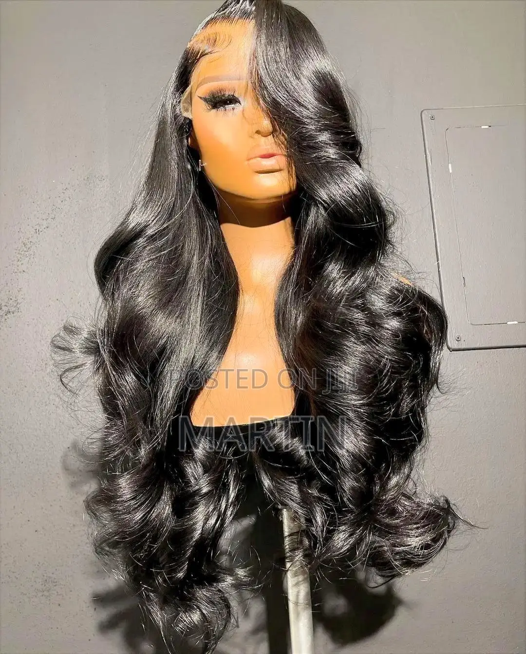 24 Inches 250% Full Thick Body‐Wave Lace Wig