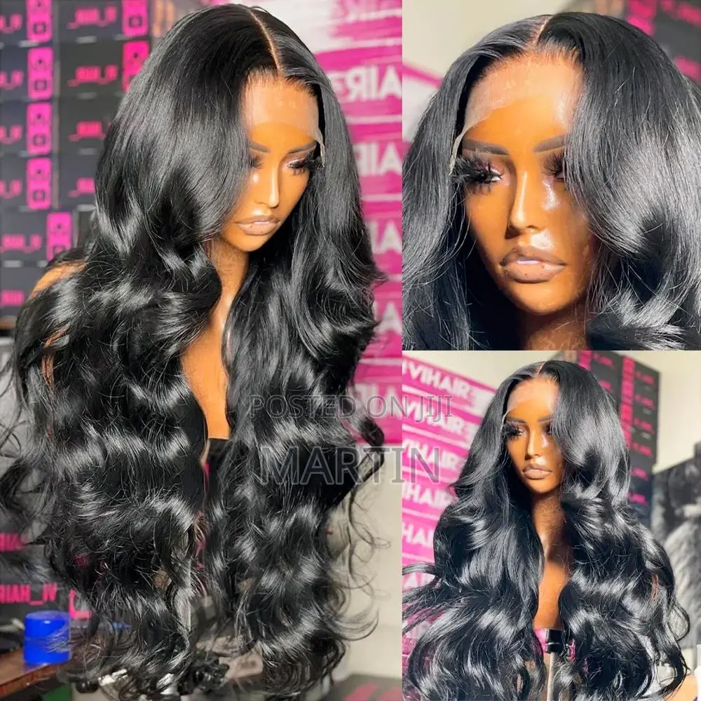 24 Inches 250% Full Thick Body‐Wave Lace Wig