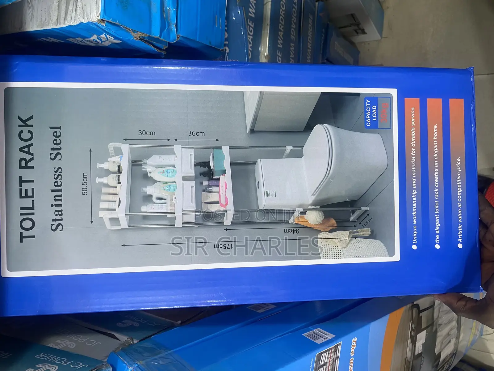 Toilet Rack With Storage