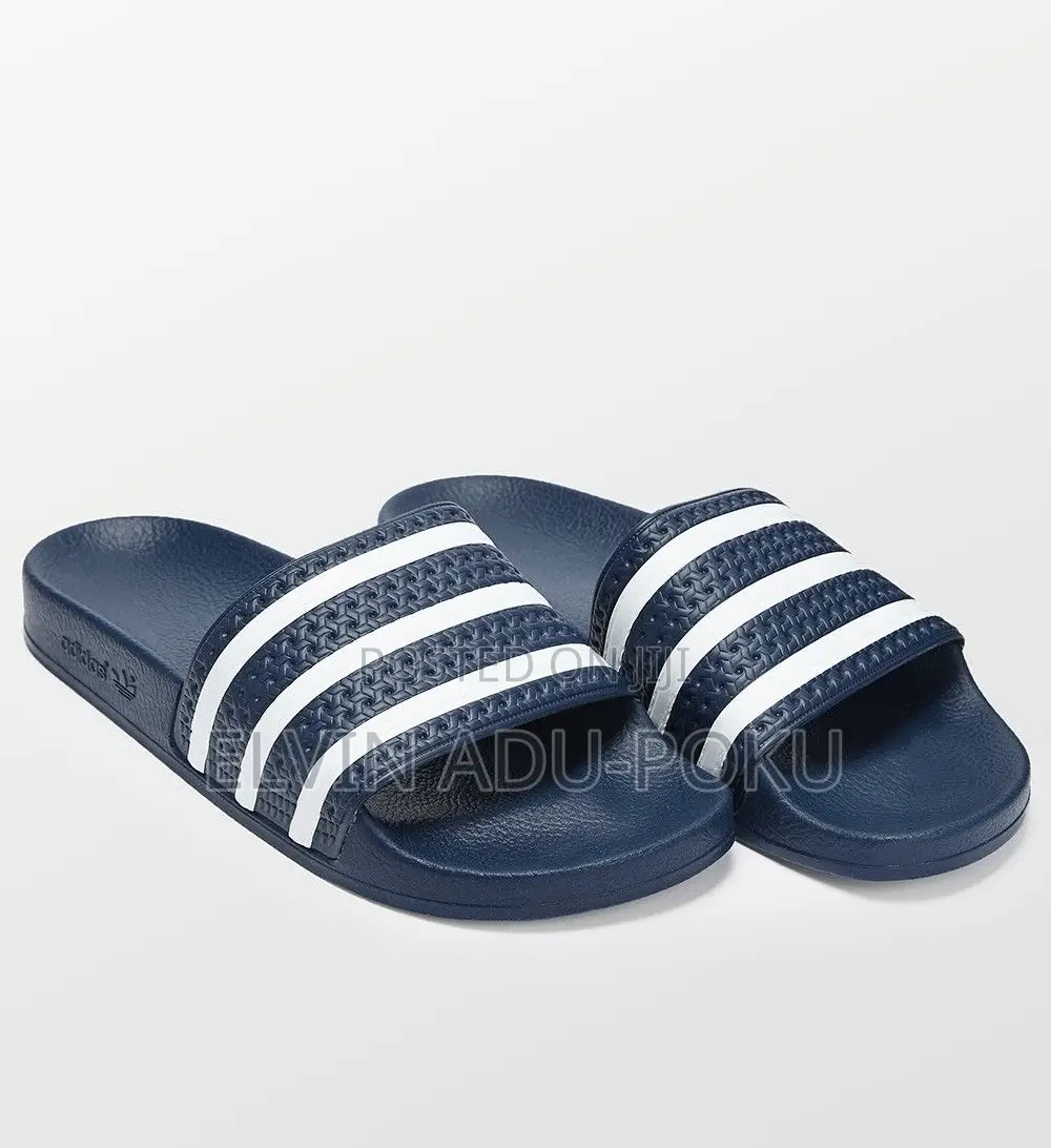Adidas Adilette Flat Slides Comes In Different Colours, Swipe >>