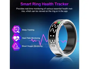 Smart Ring Heart Rate Blood Oxygentemperature Monitor