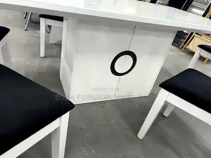 Foreign Executive Tempered Glass Dining Set