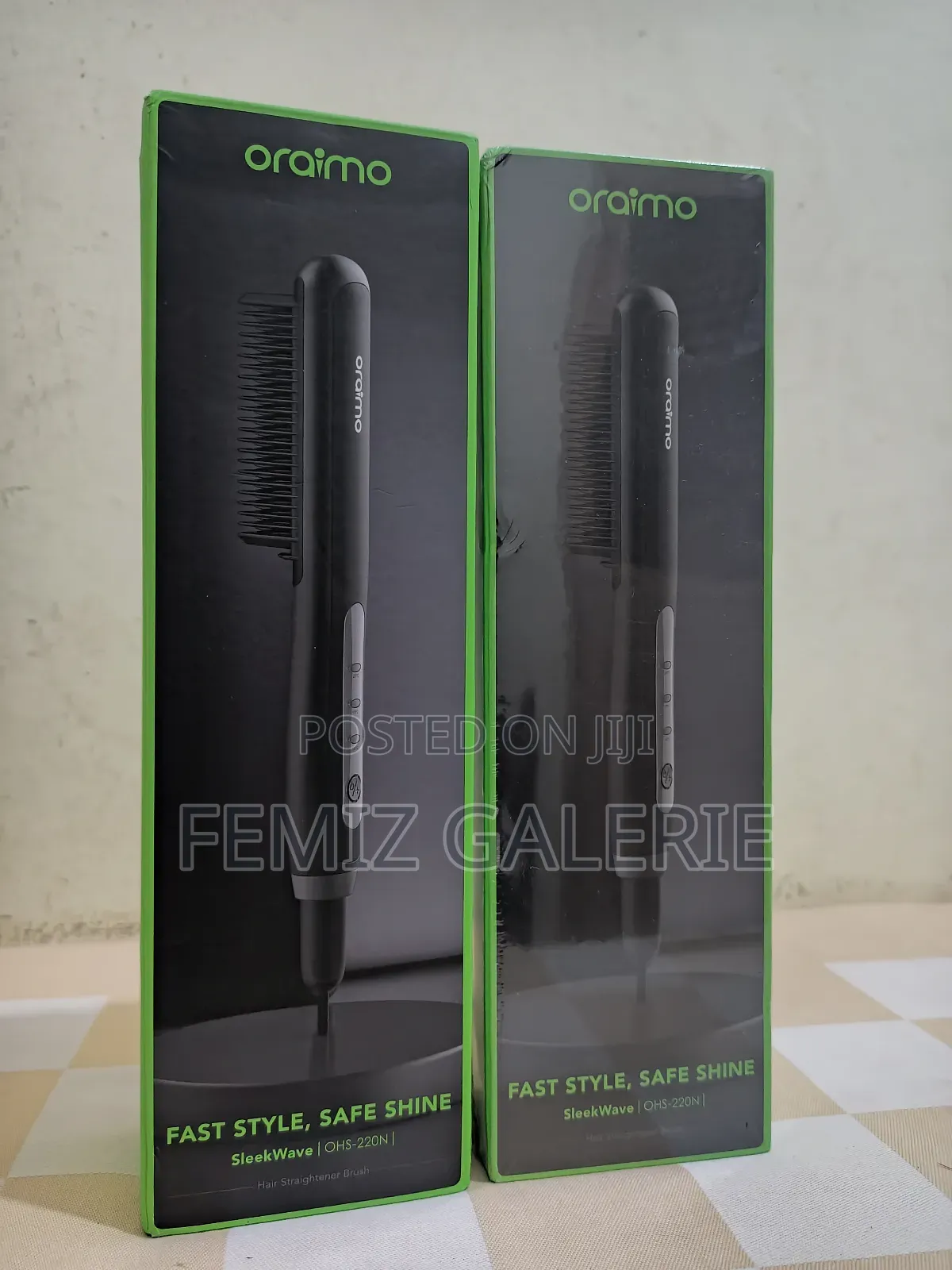 Oraimo Sleekwave Hair Straightener Brush