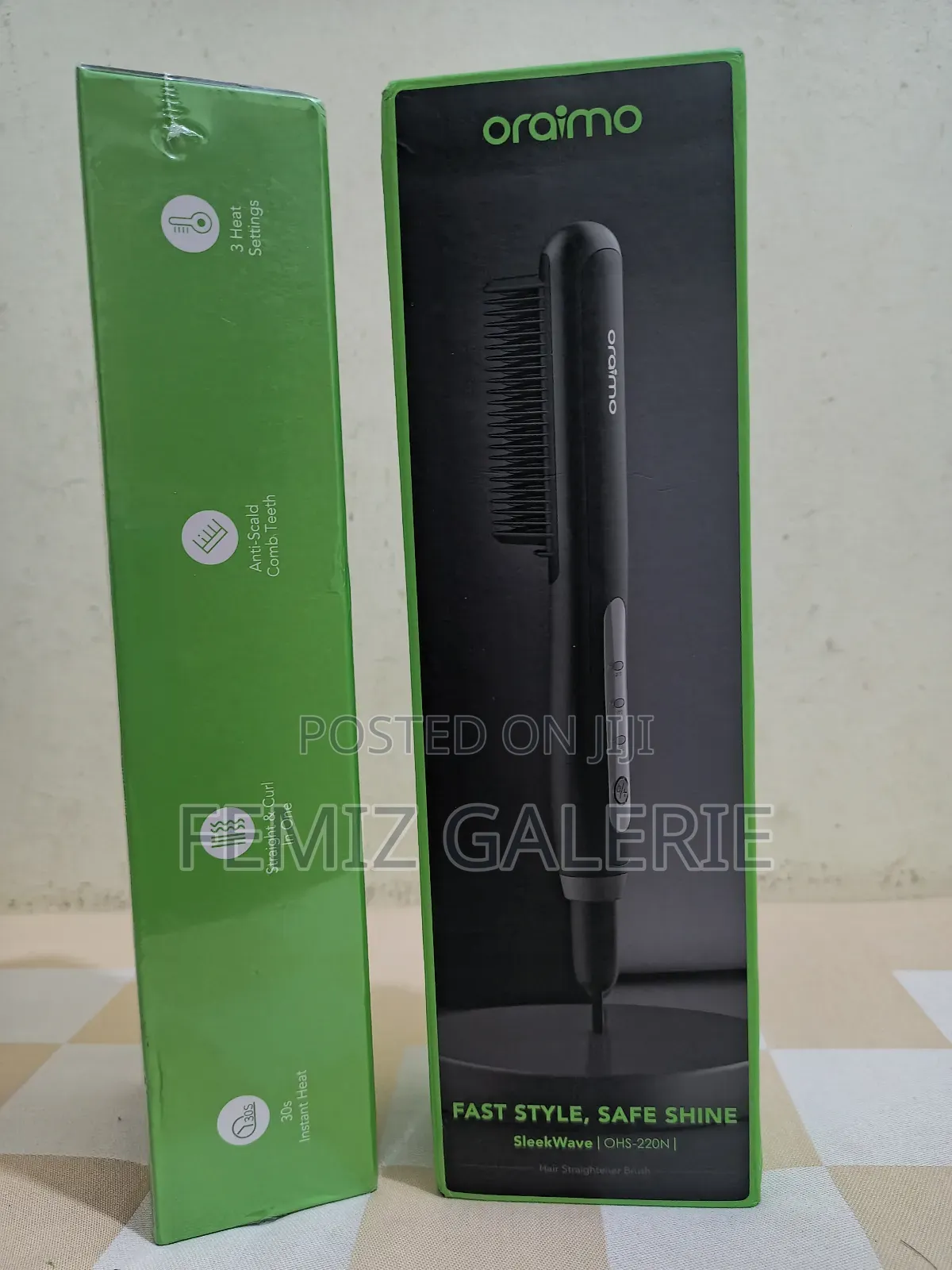 Oraimo Sleekwave Hair Straightener Brush