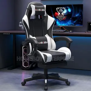 Gaming Chair With Footrest